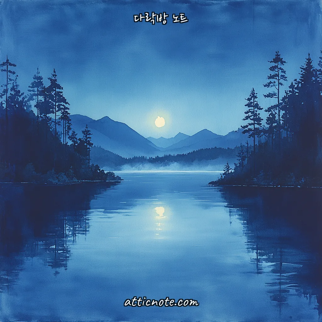 블루 — 차분 정리형