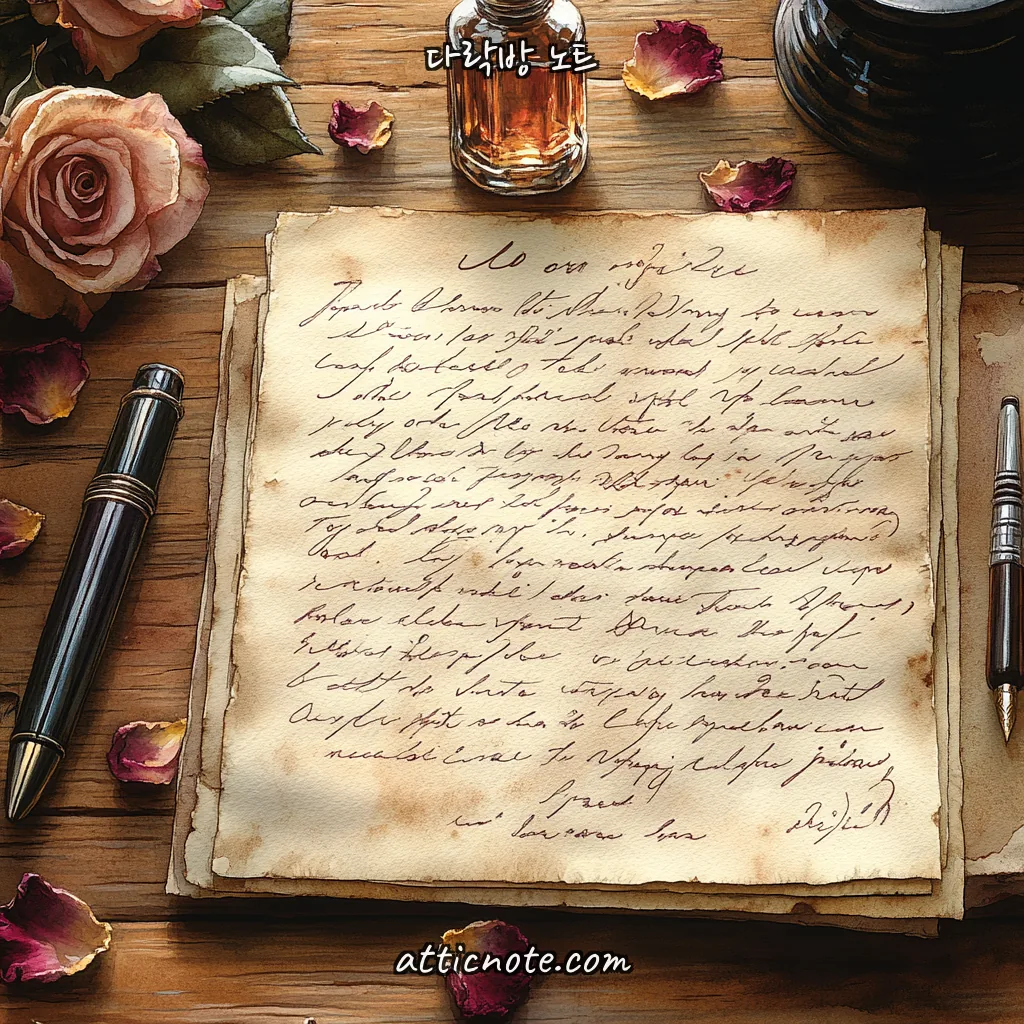 말 사랑 — Words of Affirmation